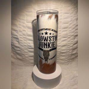 Custom Sublimation Tumbler Yellowstone Junkie Bull Skull Leopard Women 20oz